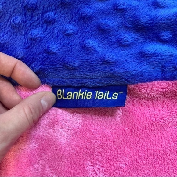 Blankie Tail Kids Mermaid Blanket Pink and Purple Soft Fleece Sleeping Bag OS - Picture 10 of 10